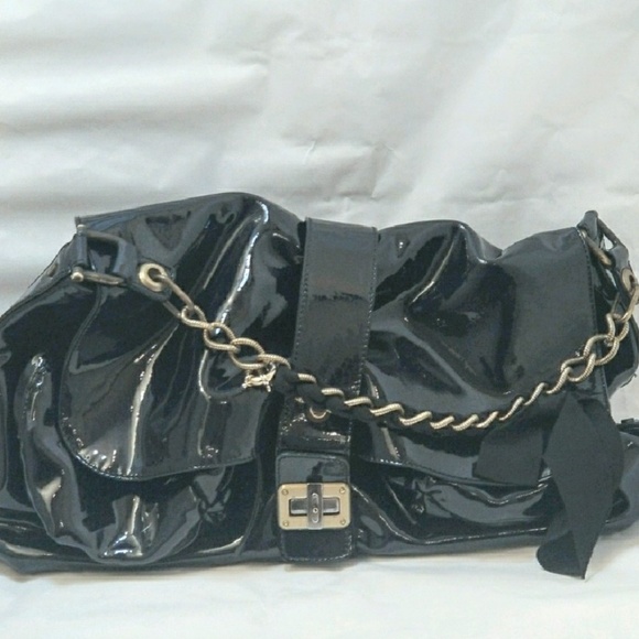 Lanvin Handbags - LANVIN   Midnight Blue Patent Leather Handbag.
